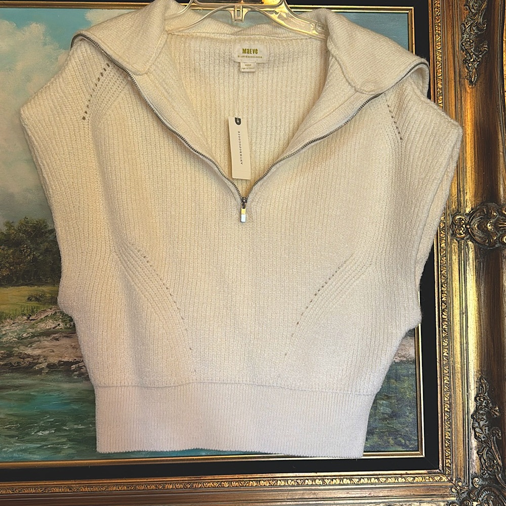 NWT Ivory Cream Maeve Sailor Sweater